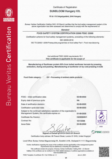 Certificate FSSC